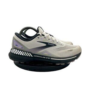 Brooks Adrenaline GTS 23 Womens Size 9.5 Grey Athletic Running Shoes Sneakers
